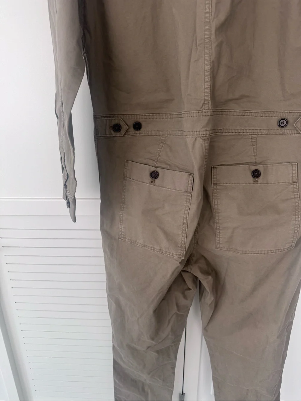 Banana Republic Olive Green Cargo Coverall Pants new no tag